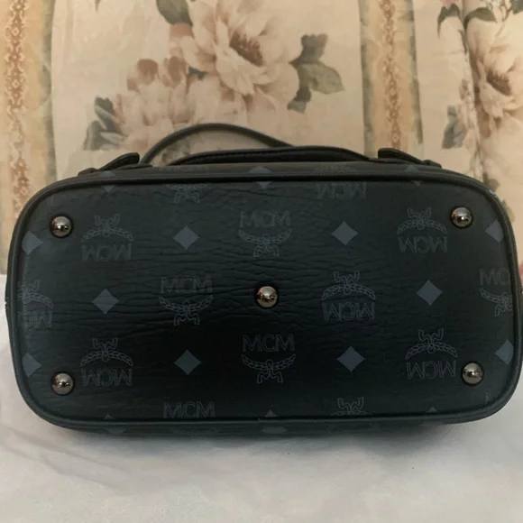 MCM Black Crossbody Bag with Monogram - Picture 6 of 16